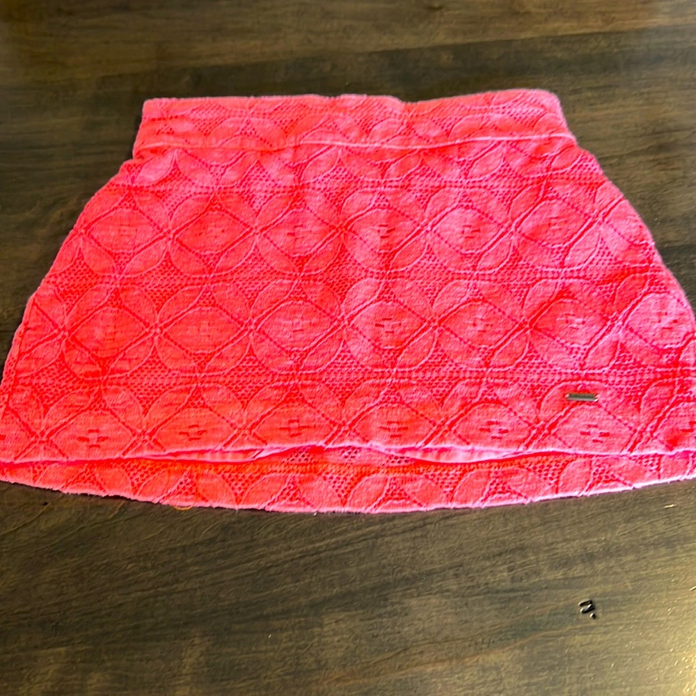 Bright pink Hollister mini skirt. Size XS.